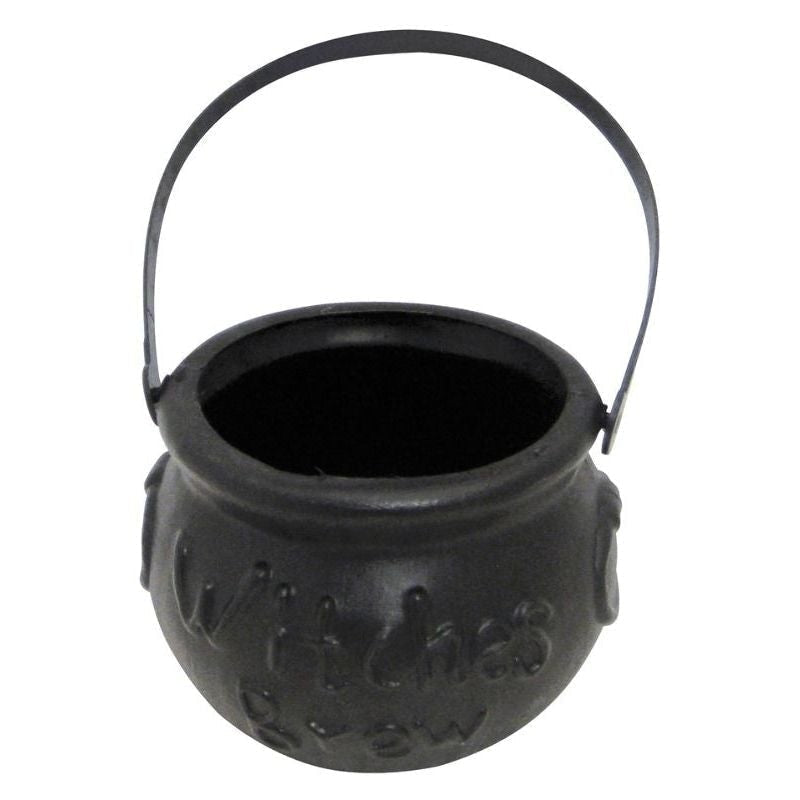 Size Chart Witches Trick or Treat Cauldron Black 12cm