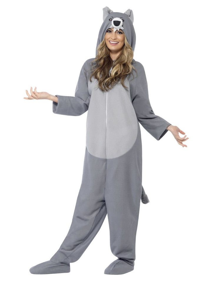 Wolf Costume Adult Grey_5