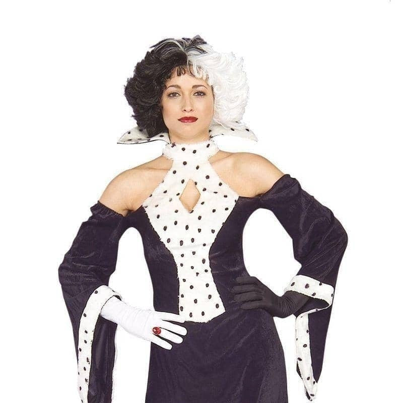 Womens Dog Lovin Diva Cruella Adult Costume Female Halloween