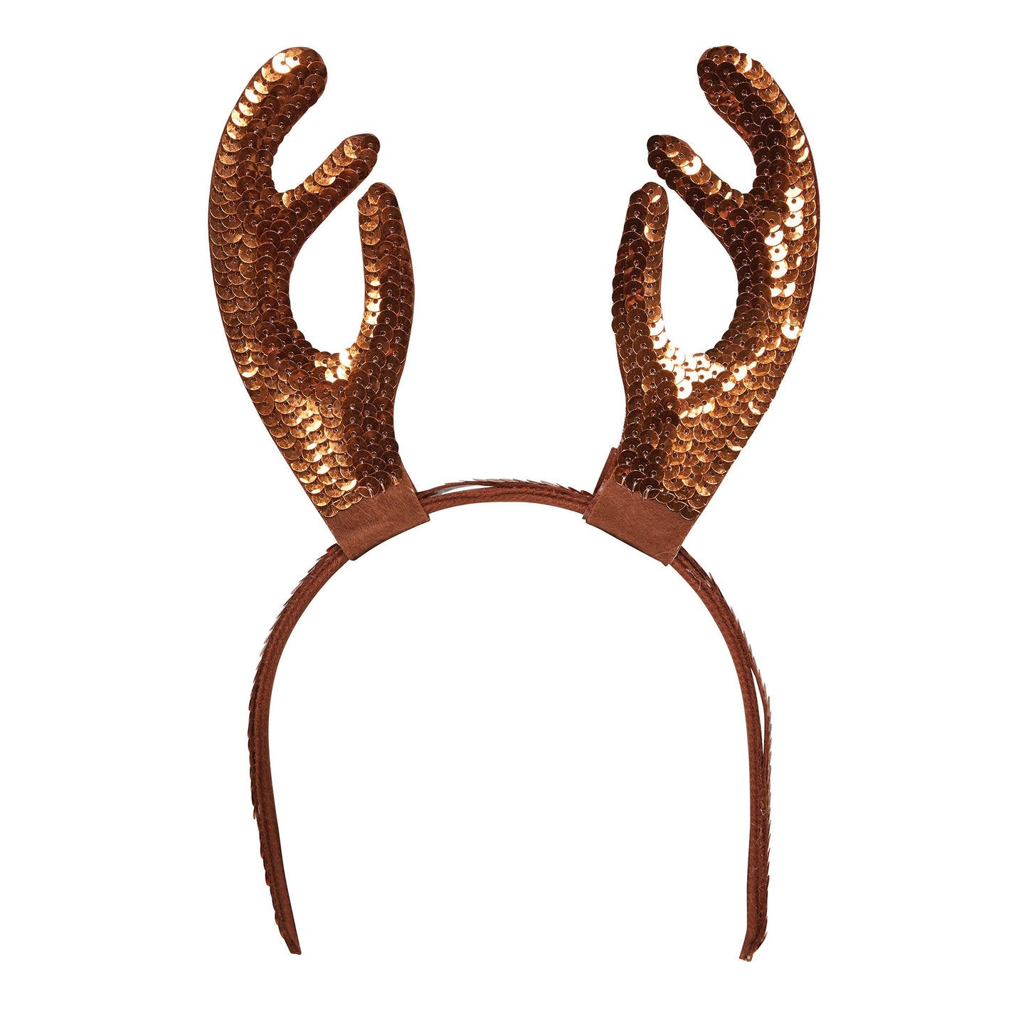 Womens Reindeer Horns Sequin Costume Accessories Female Halloween 1