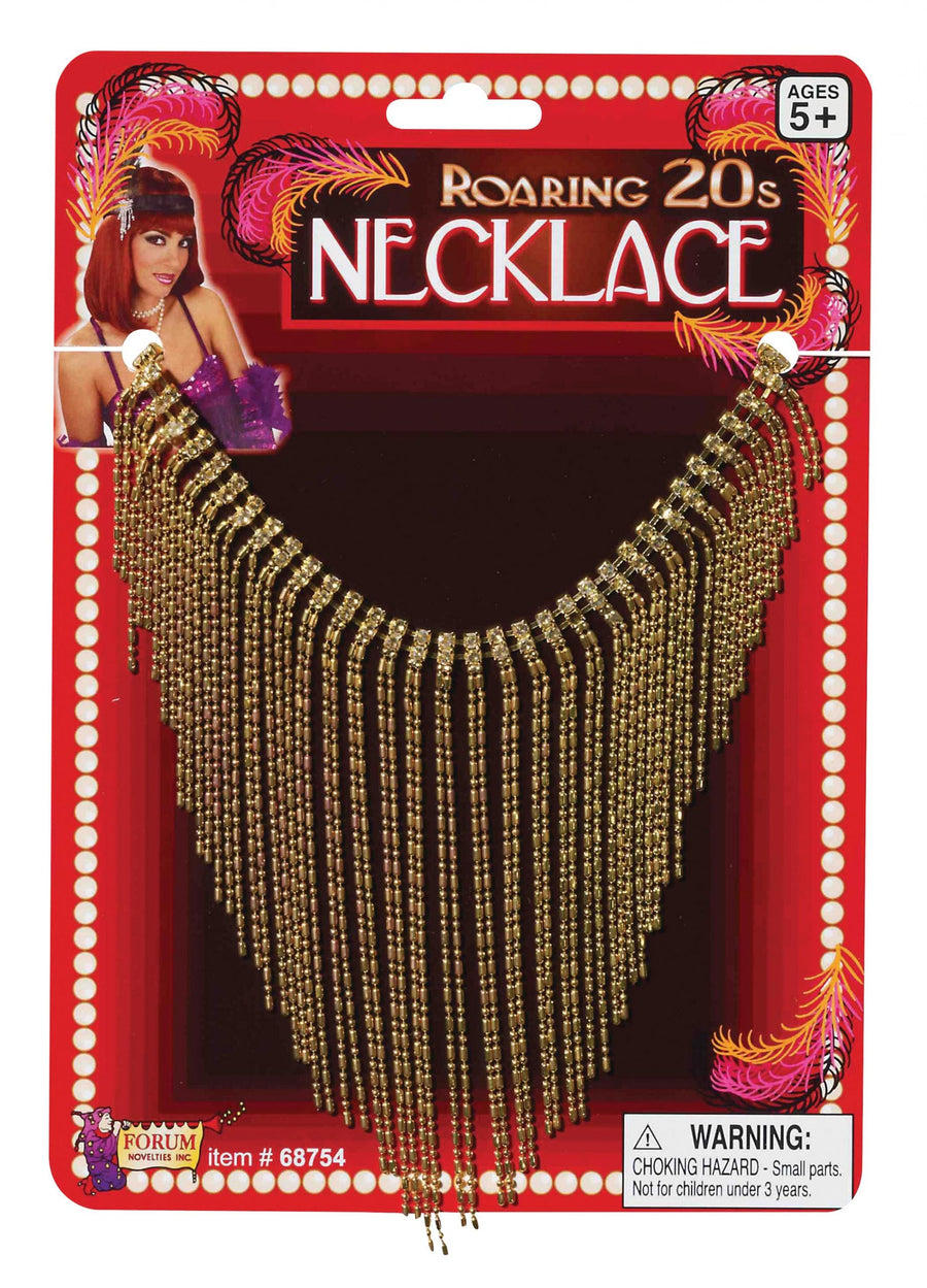 Womens Roaring 20s Necklace Costume Accessories Female Halloween_1