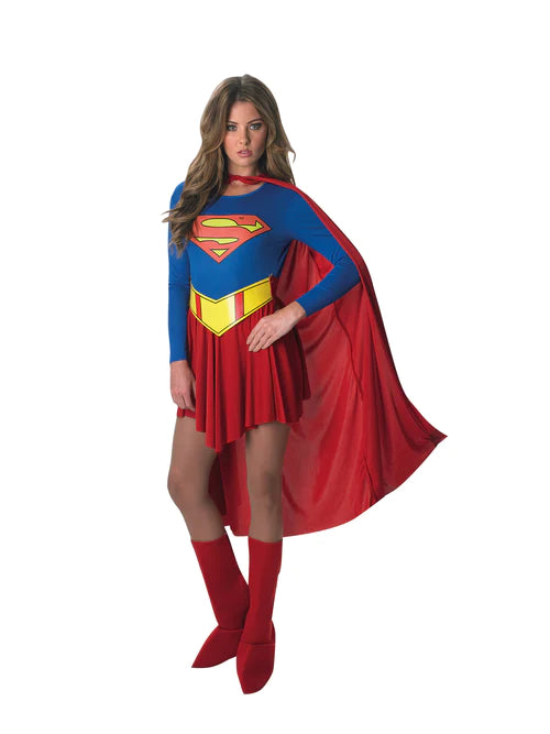 Womens Supergirl Leotard Costume 1984 Movie Version_1