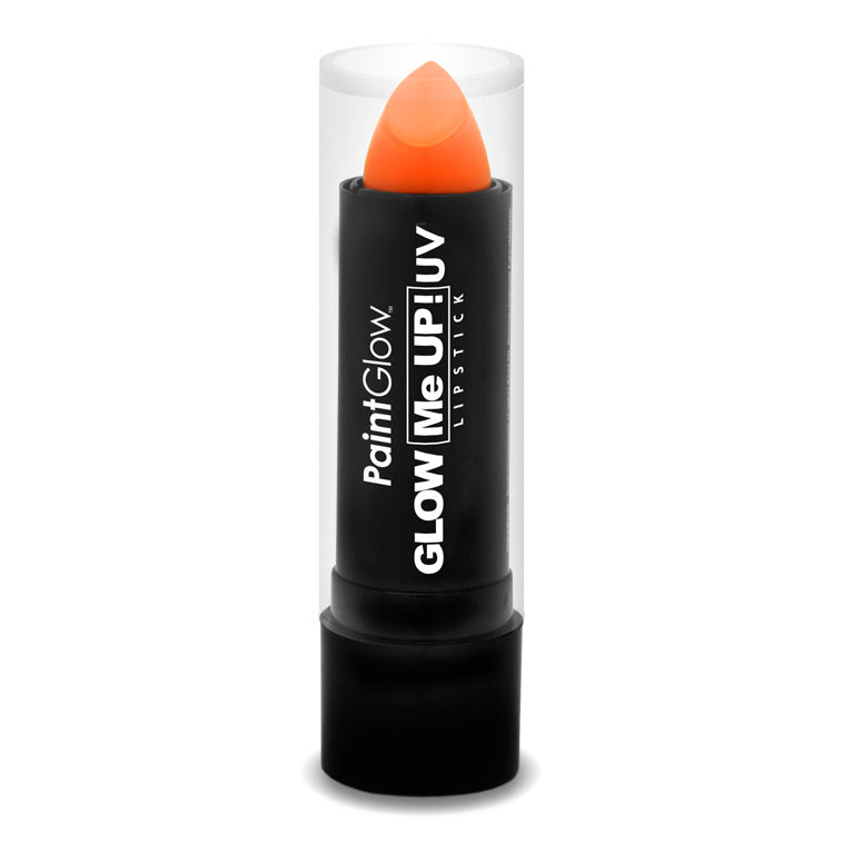 Womens UV Lipstick Neon Orange Make Up Female Halloween Costume_1