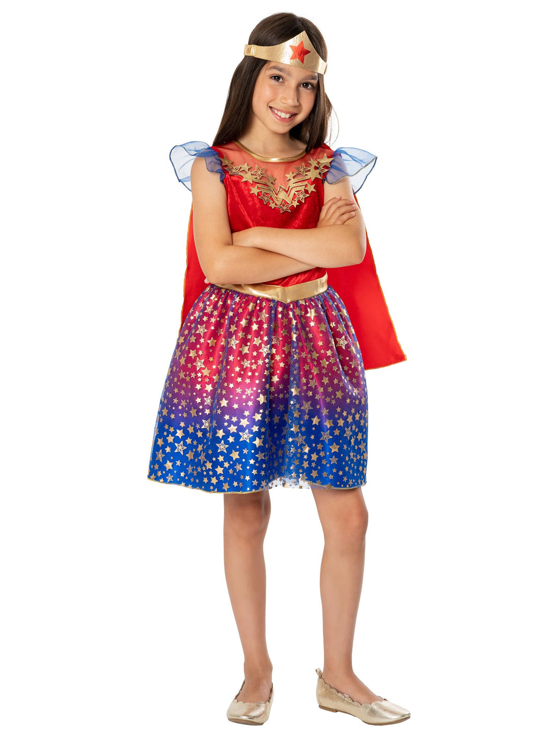 Wonder Woman Costume Deluxe Childs Dress_3