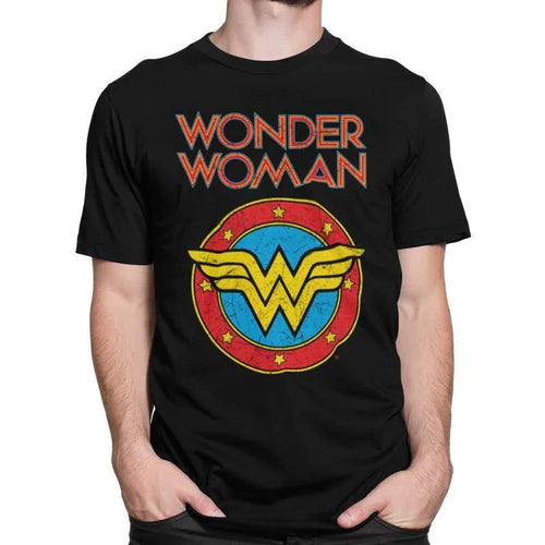 Wonder Woman Vintage Logo Unisex T-Shirt 84 WW84 Adult_1
