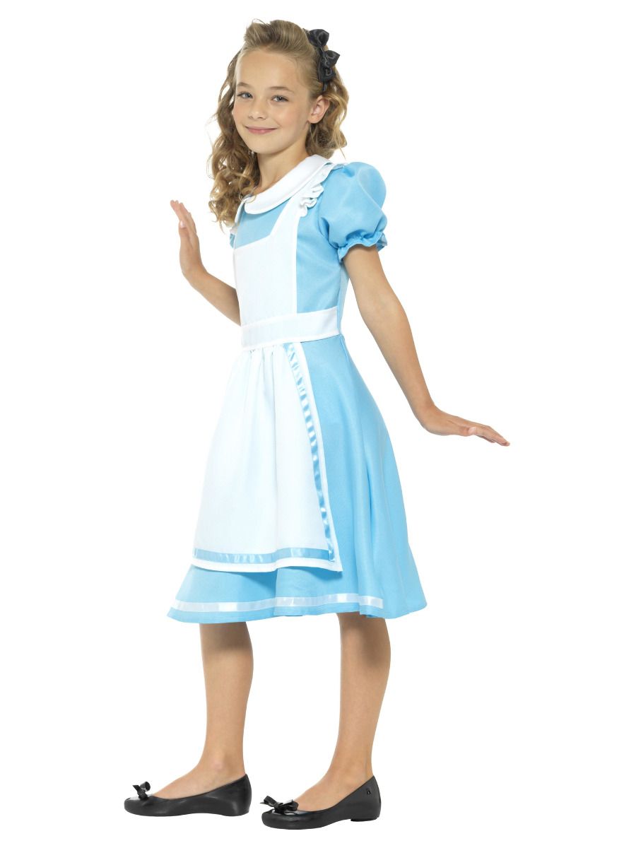 Wonderland Princess Costume Kids Alice Dress Blue_3