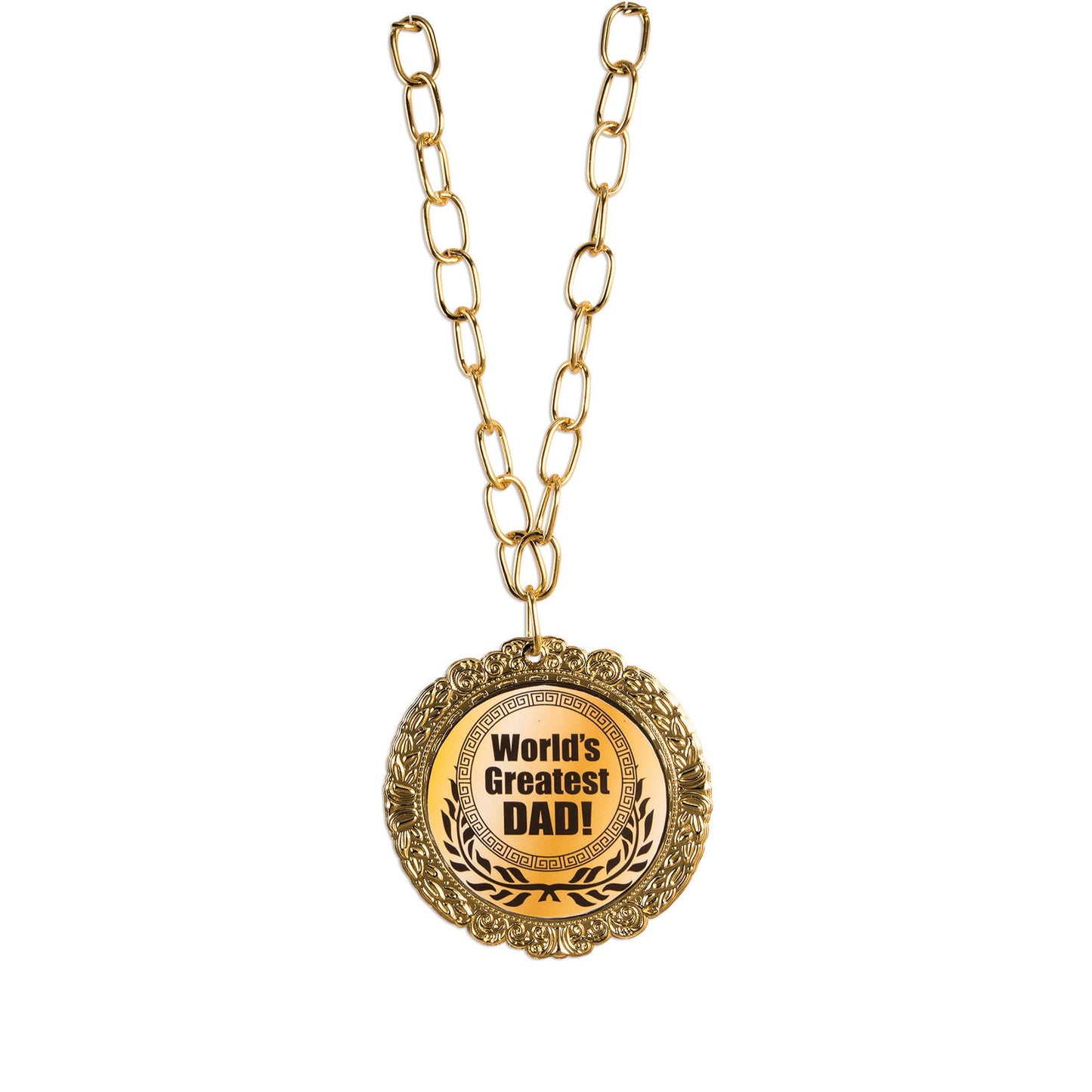 Worlds Greatest Dad Medal Award Fathers Day 1