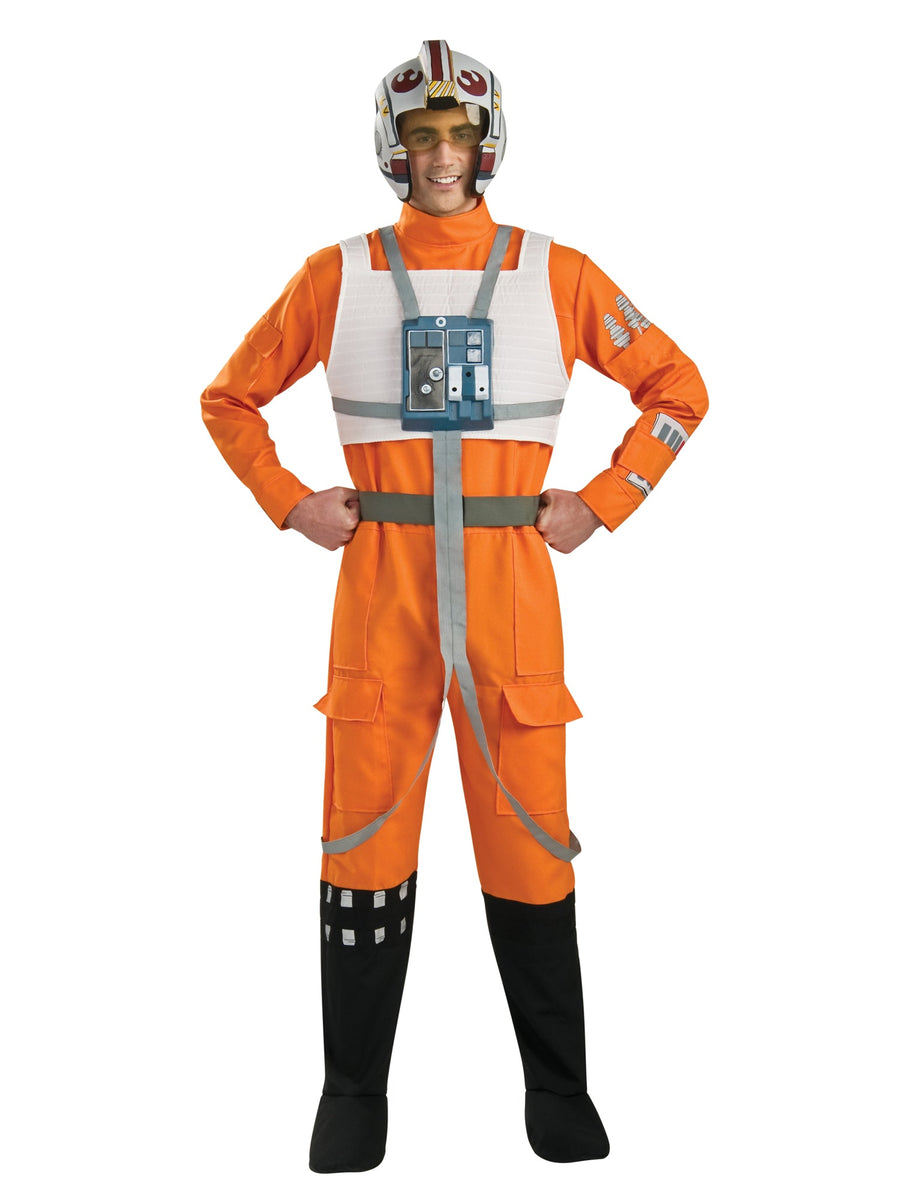 X-Wing Pilot Costume Adult Jumpsuit Star Wars New Hope_1