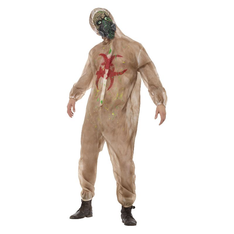 Zombie Biohazard Costume Brown Adult_1
