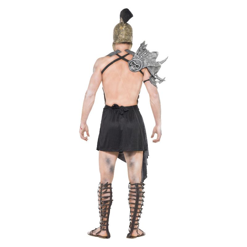Zombie Gladiator Costume Black Adult_2