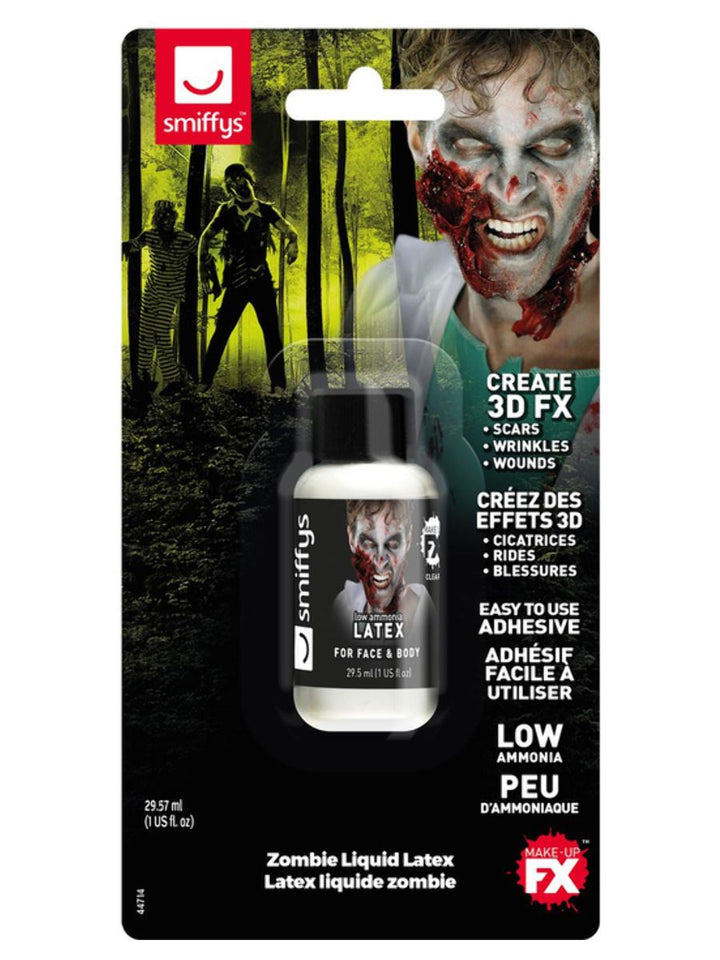 Size Chart Zombie Liquid Latex Low Ammonia 30ml