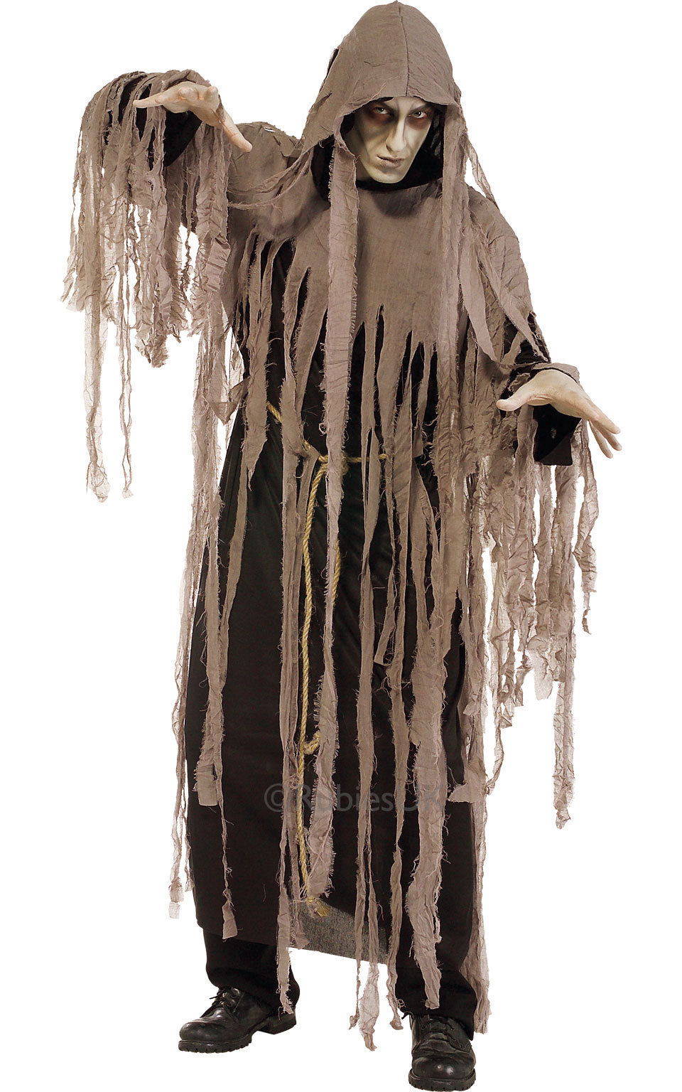 Zombie Nightmare Costume Mens Brown_1