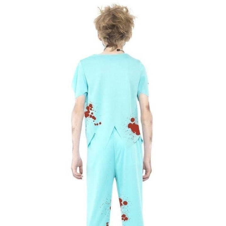 Zombie Surgeon Costume Kids Blue_3