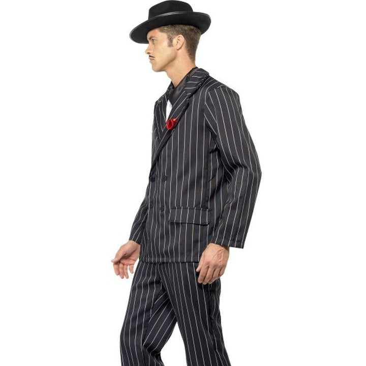 Zoot Suit Costume Adult Black White Pinstripe Gangster_3