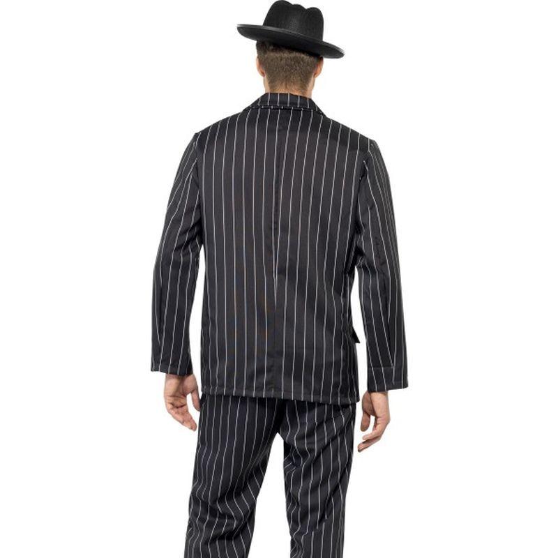 Zoot Suit Costume Adult Black White Pinstripe Gangster_4