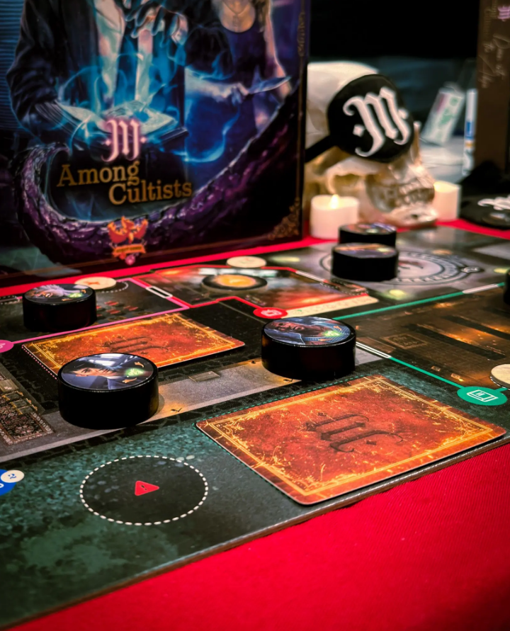 Among Cultists Board Game A Social Deduction Thriller