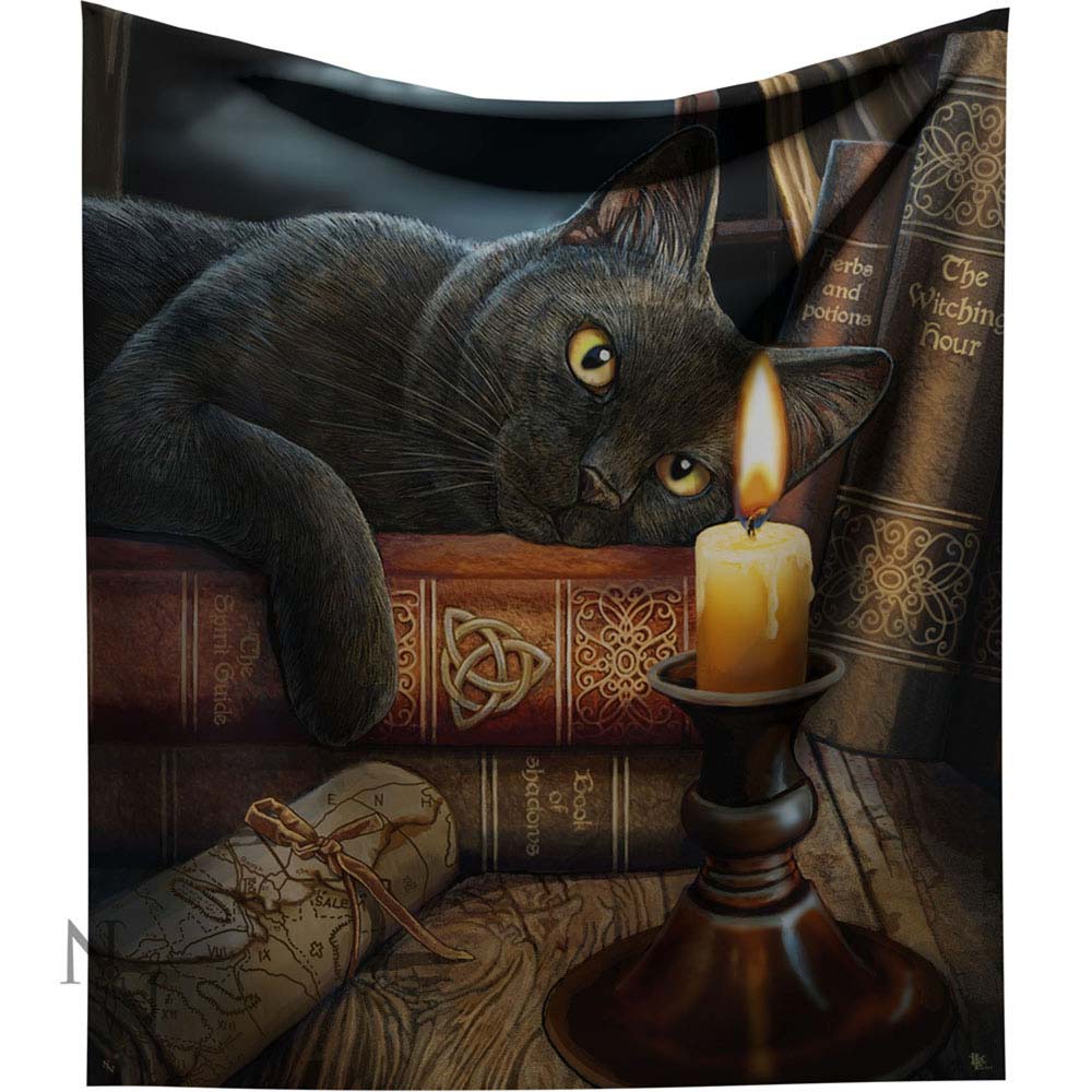 Lisa Parker Witching Hour Throw Witch Cat Blanket LP 160cm