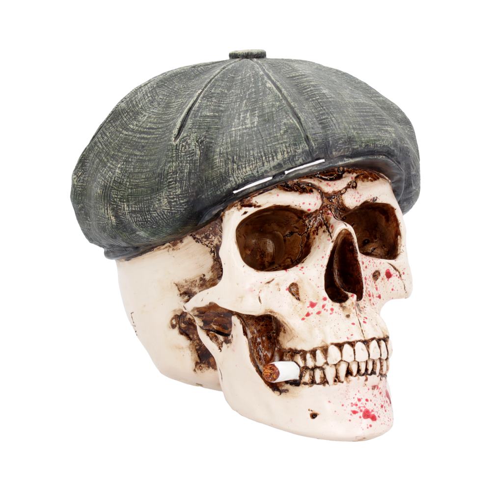 The Boss Skull Wish His Flatcap Ornament 18.5cm