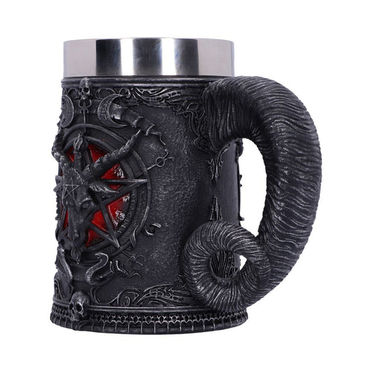 Baphomet Sabatic Goat Diety Tankard 16.5cm 2