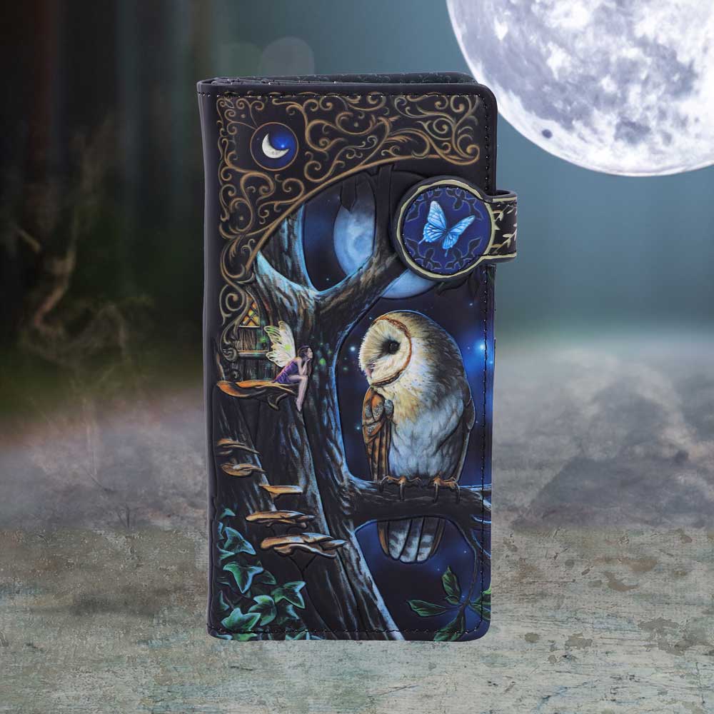 Lisa Parker Fairy and Owl Purse Tales Embossed LP 18.5cm 7
