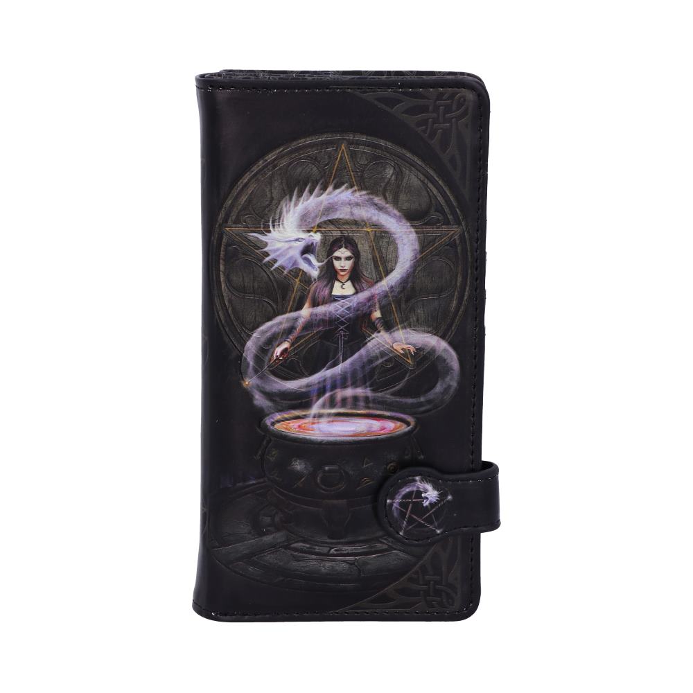 Anne Stokes The Summoning Witch and Dragon Embossed Purse 18.5cm