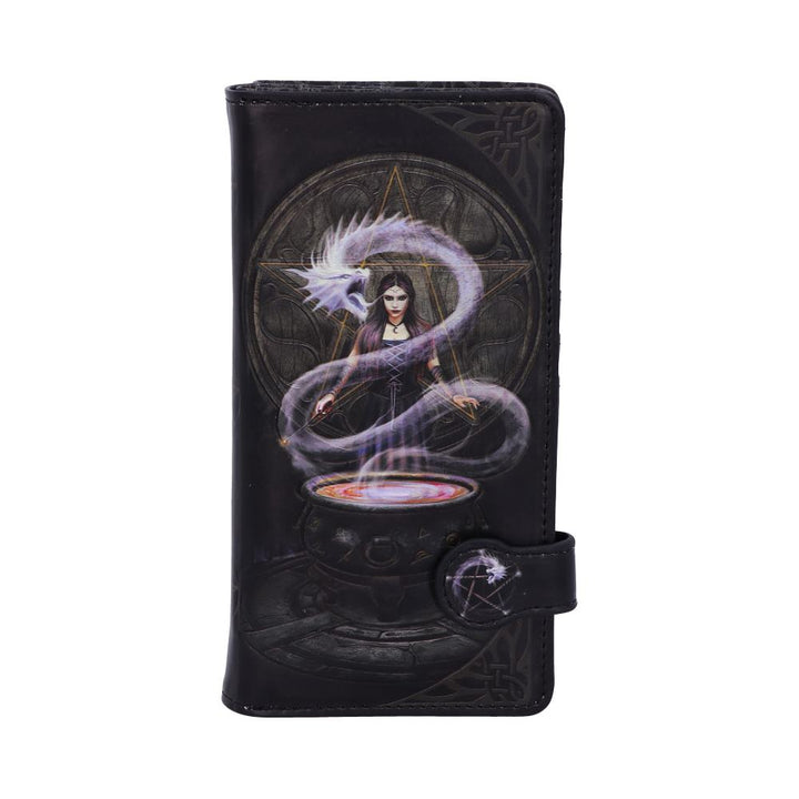 Anne Stokes The Summoning Witch and Dragon Embossed Purse 18.5cm