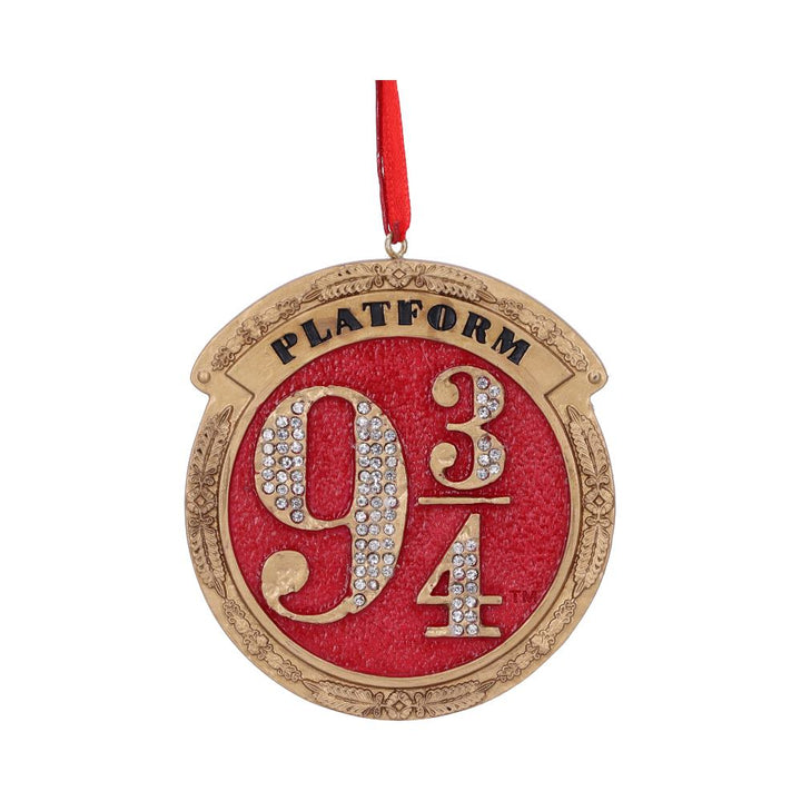 Harry Potter Train Platform 9 3/4 Hanging Festive Decorative Ornament 8.2cm