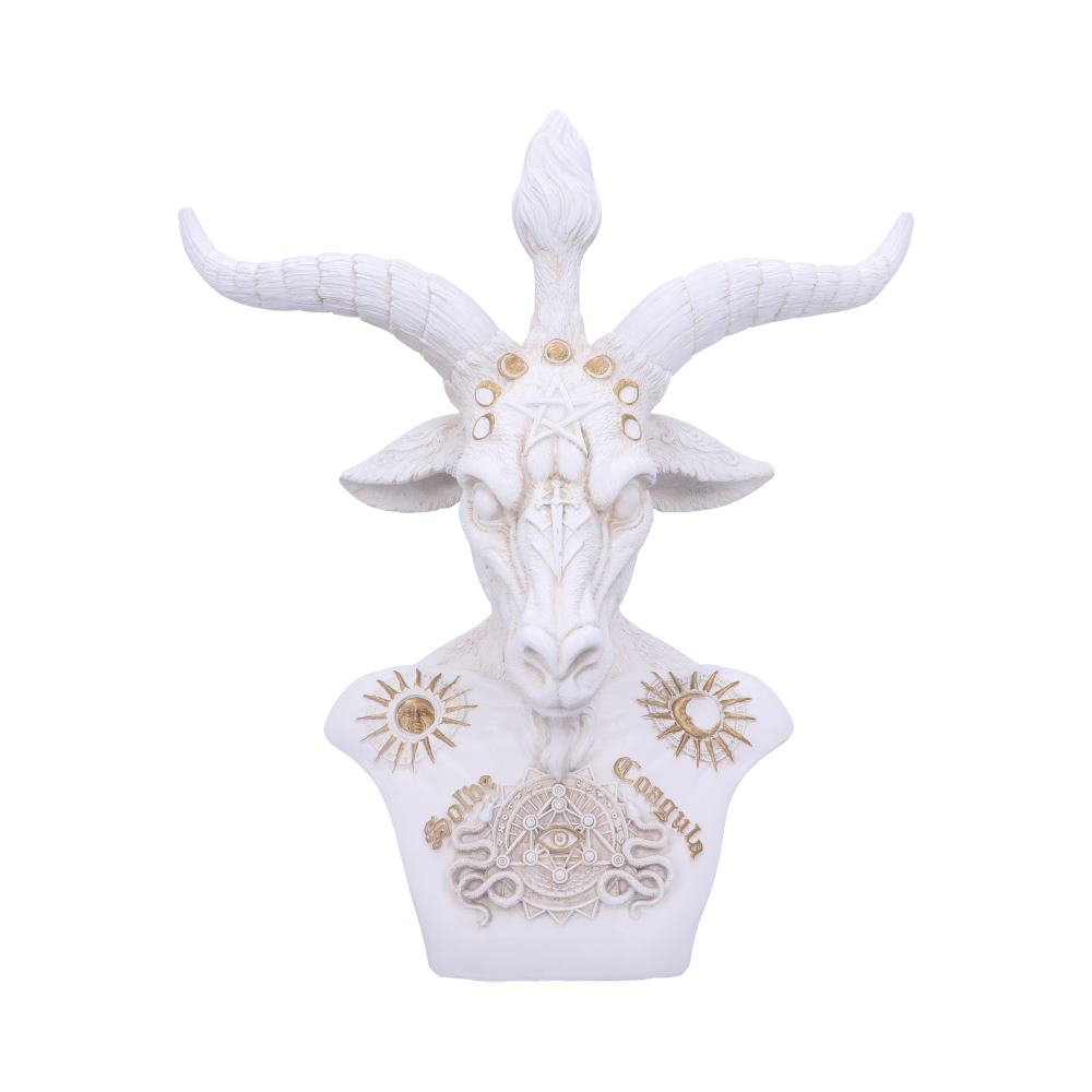 White Baphomet Bust 33.5cm