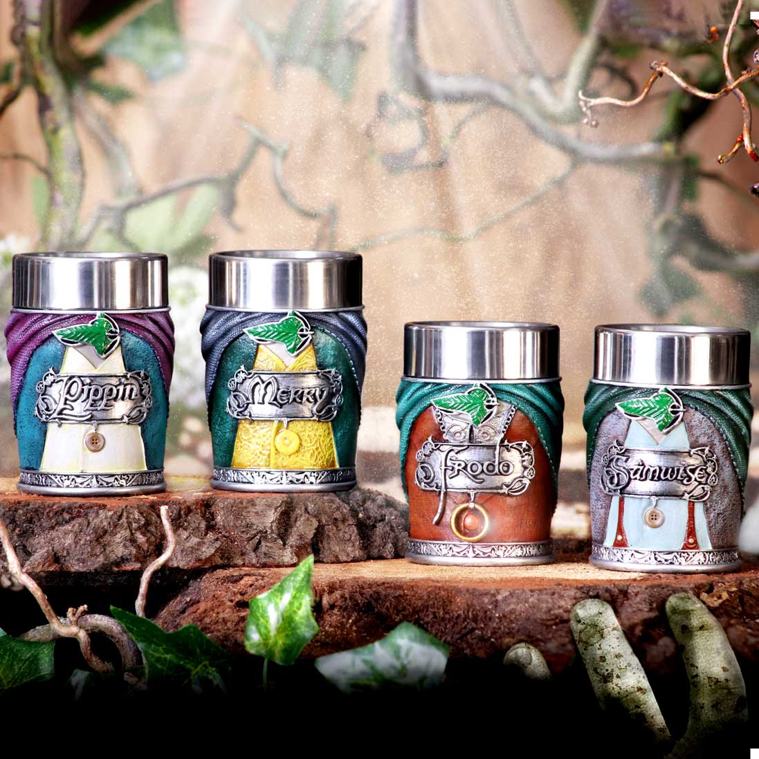 Lord of the Rings Hobbit Shot Glass Set Officially Licensed 14