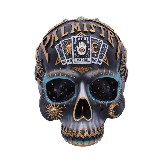 Destiny Palmistry Skull 18cm Resin Statue 2