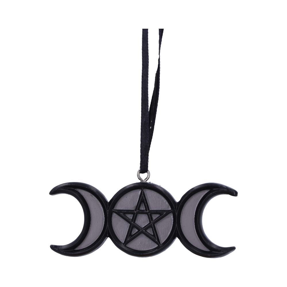 Witching Wares Triple Moon Magic Hanging Ornament 7.5cm