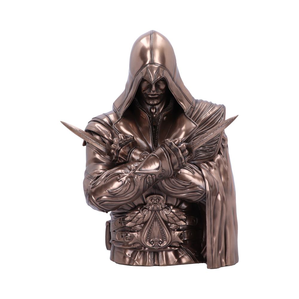 Assassins Creed Ezio Bust Box Bronze 30cm Officially Licensed