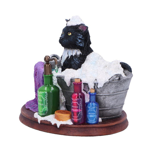 Black Cat Bath Time Figurine 13.5cm 2