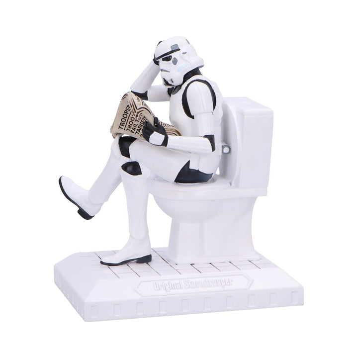 Original Stormtrooper Pooper Trooper on a Toilet Figurine 14cm