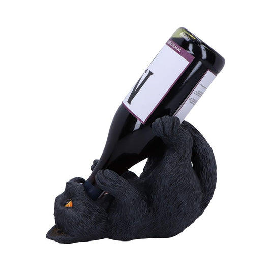 Black Cat Guzzler 24cm Wine Bottle Holder 2