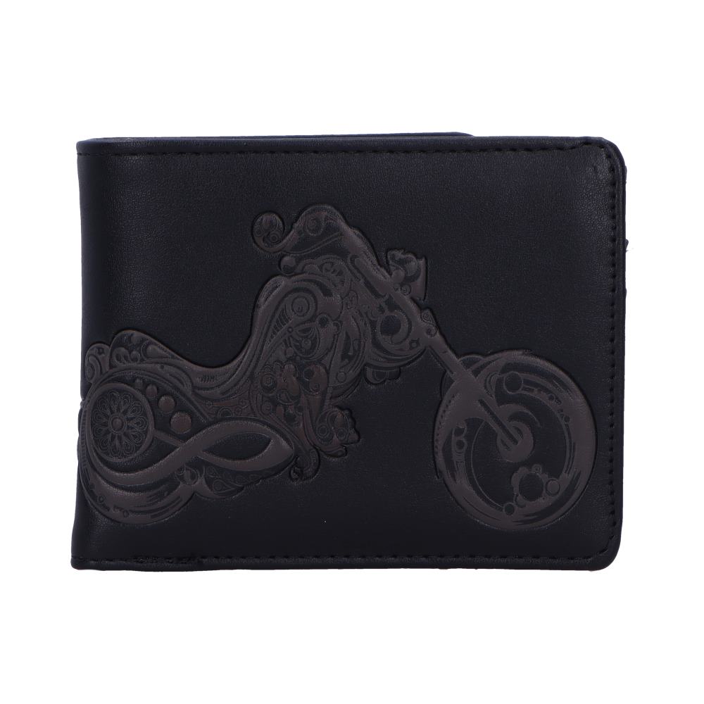 Embossed Motorcycle Bike Wallet 11cm