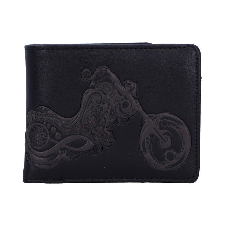 Embossed Motorcycle Bike Wallet 11cm