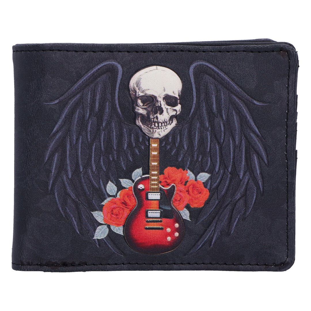 Rock and Roses Gothic Skull Wallet 11cm