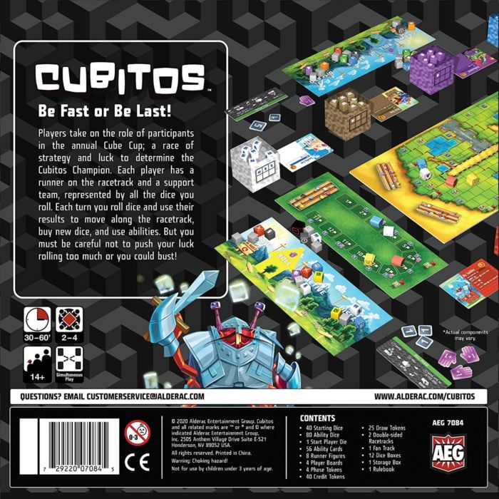 Cubitos Board Game Award Winning Dice Racing Game