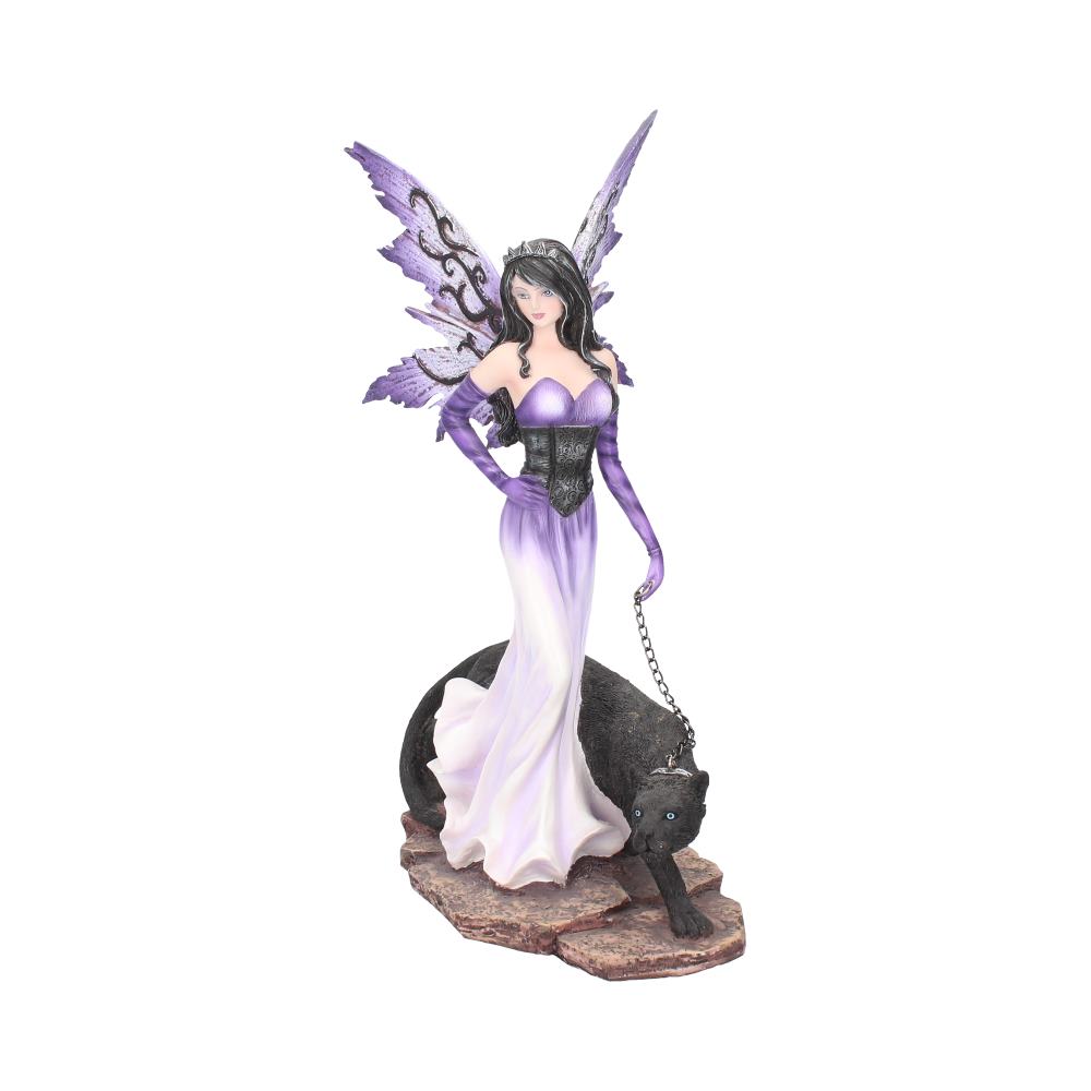 Panthea Purple Fairy and Panther Companion Figurine 29cm