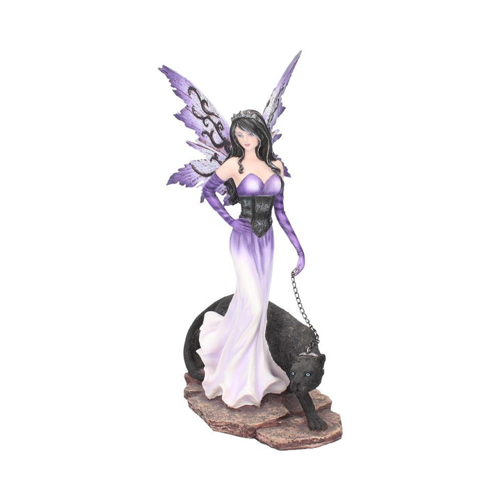Panthea Purple Fairy and Panther Companion Figurine 29cm
