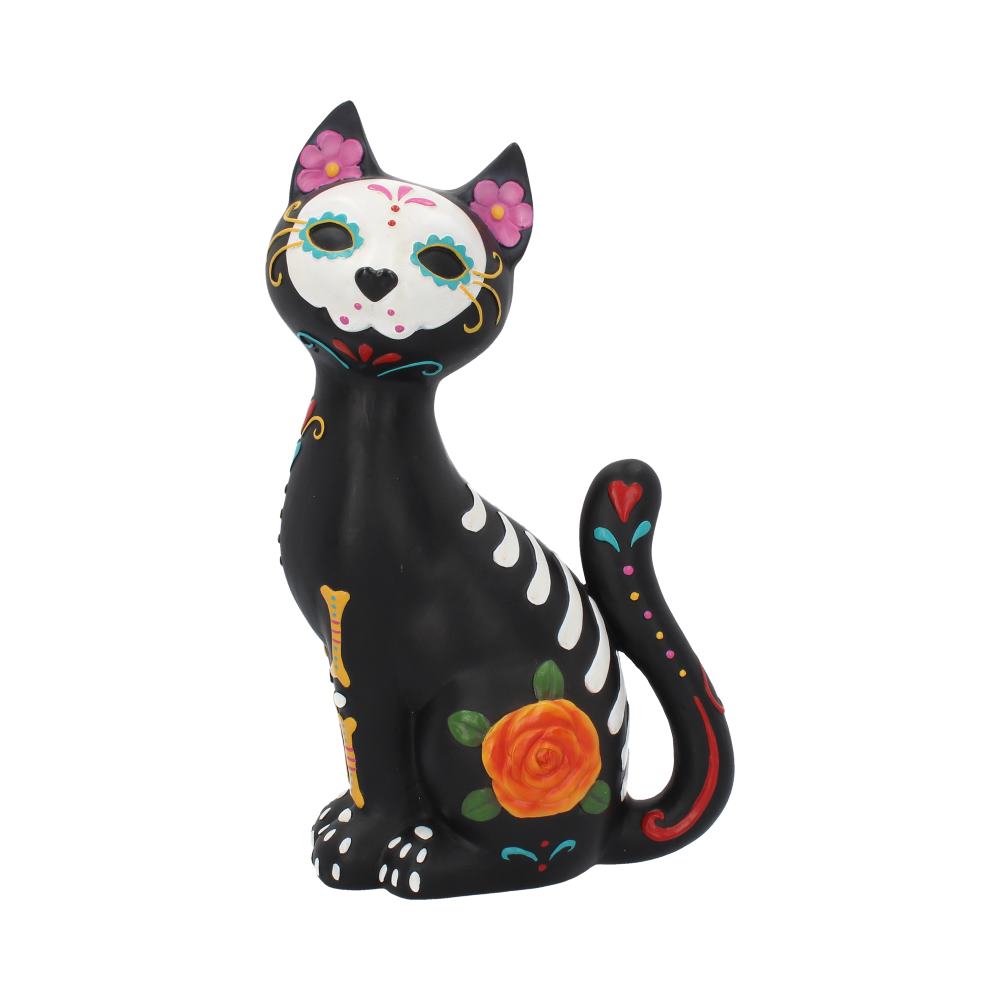 Sugar Kitty Figurine Day of the Dead Cat Ornament 26cm