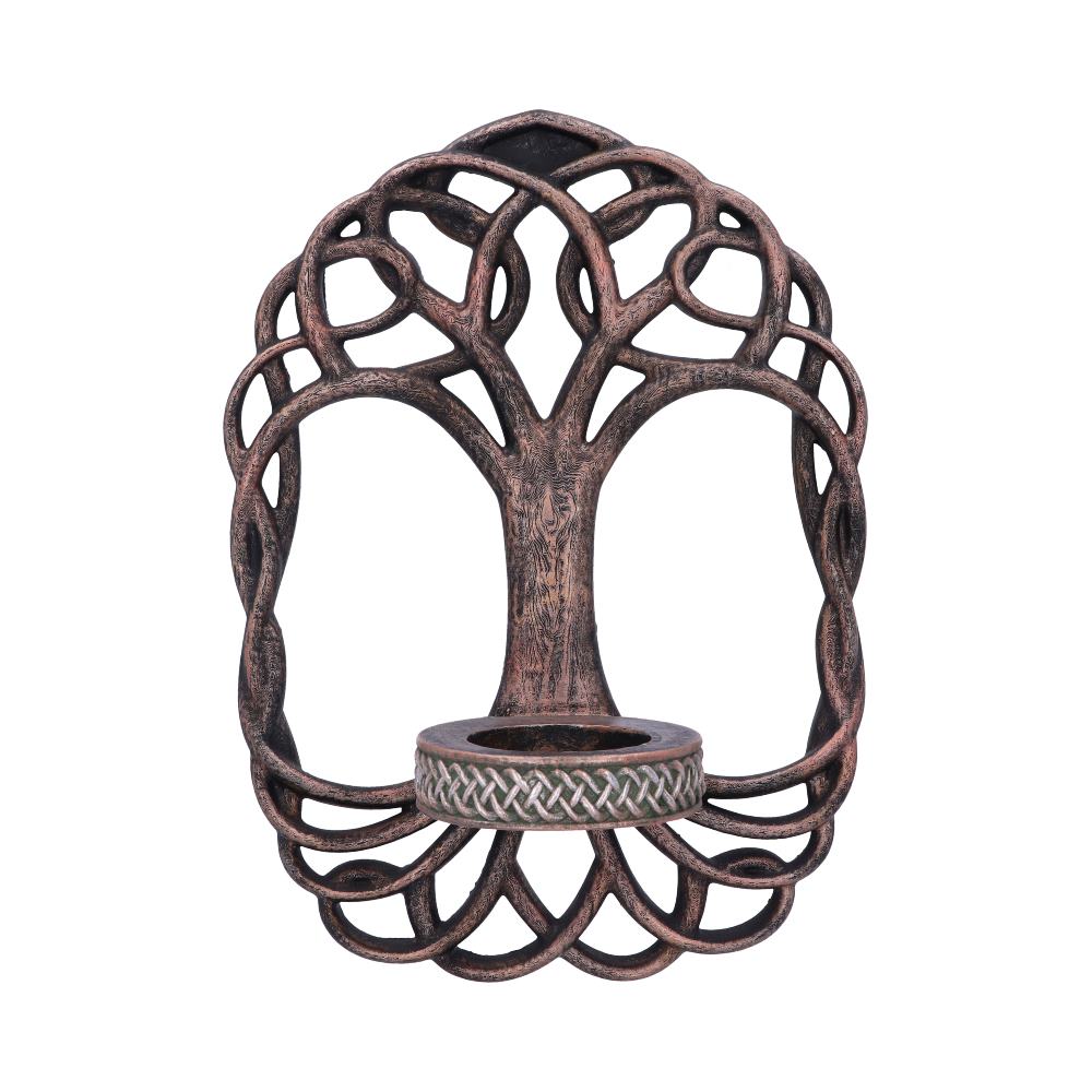 Celtic Tree Of Life Wall Hanging Candle Holder 26cm 7