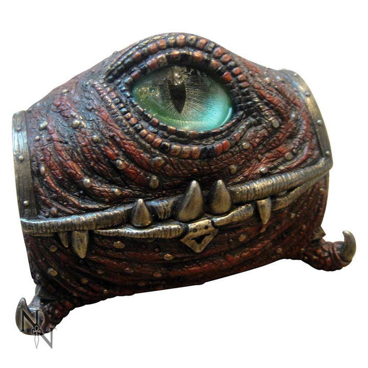 Ruby Dragon Eye Trinket Box Mimic 16.5cm