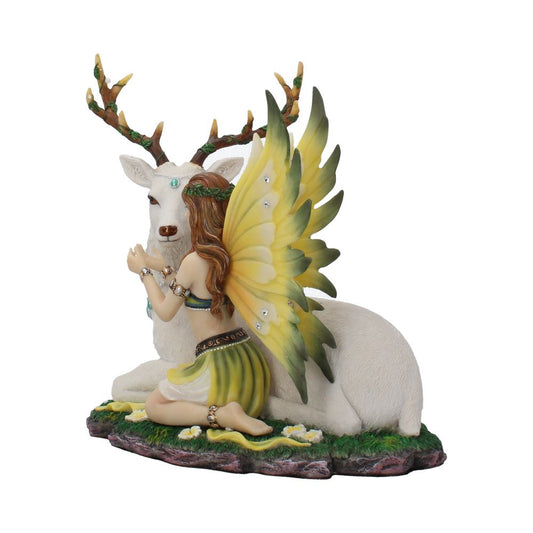 Adoration Stag and Spring Fairy Medium Figurine 23.5cm 2