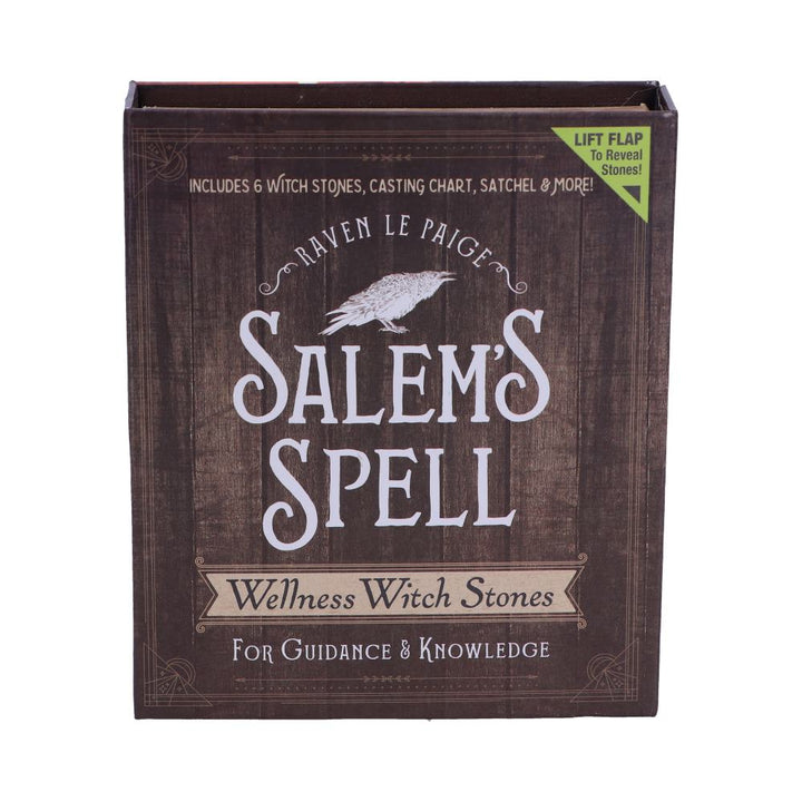 Salems Spell Kit Set of Six Witches Wellness Stones in Decorated Box Salems