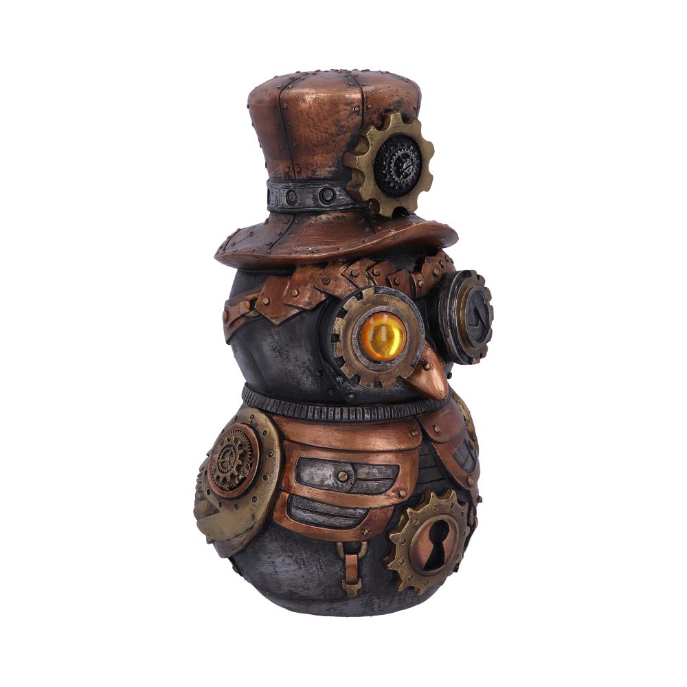Hootle Steampunk Owl with Top Hat Figurine 22.7cm