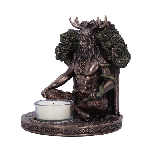 Cernunnos Bronze Tealight Holder 13.5cm 2
