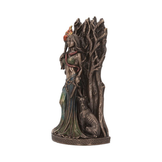 Bronze Hecate Goddess of Magic and Witchcraft Figurine 21cm 2