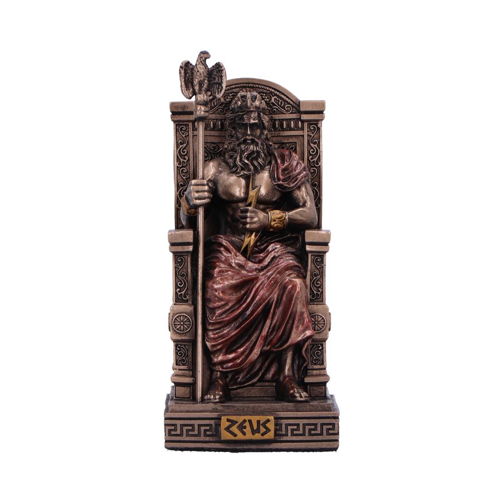 Zeus God of the Sky Mini Bronze Figurine 8.5cm